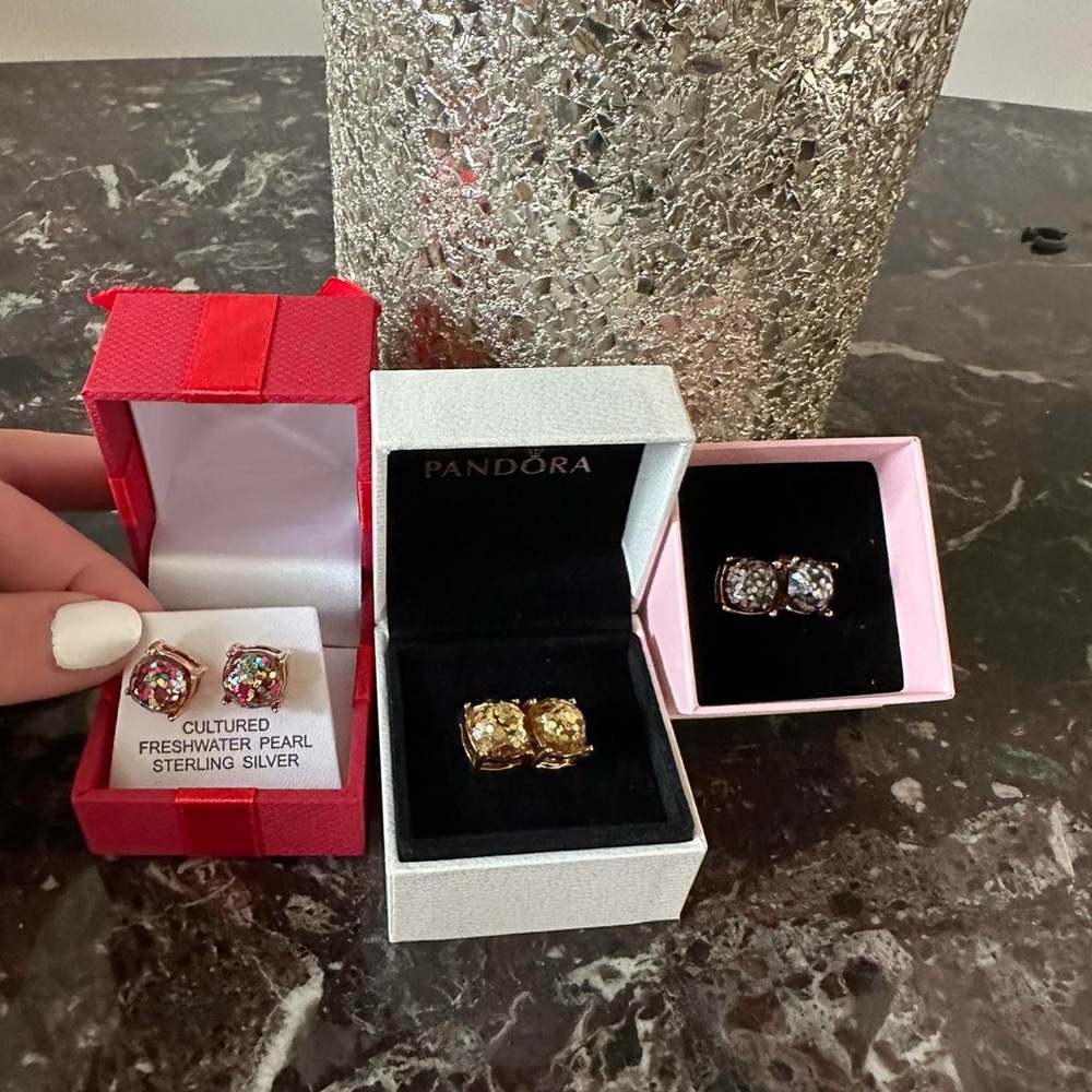 3 pairs of new earrings!